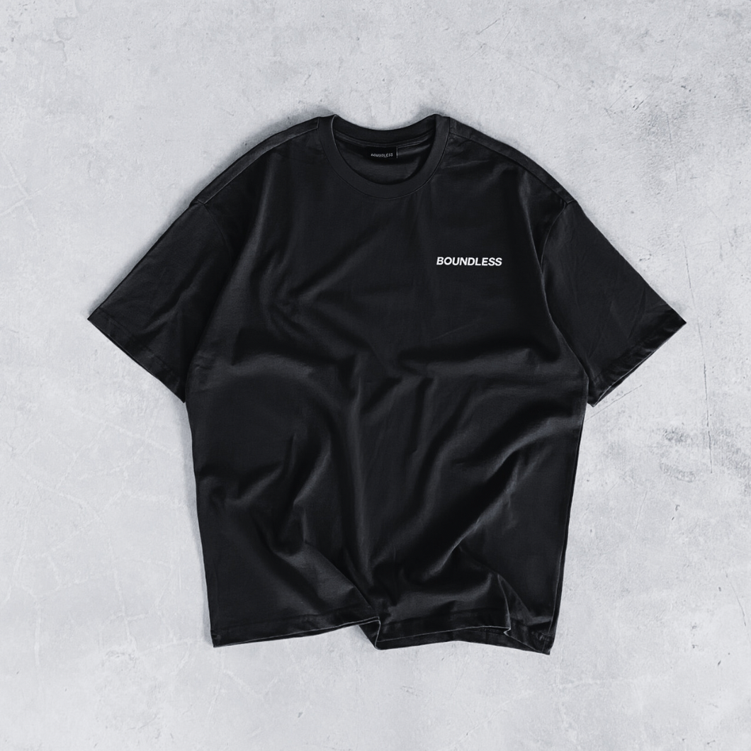 Black logo Tee