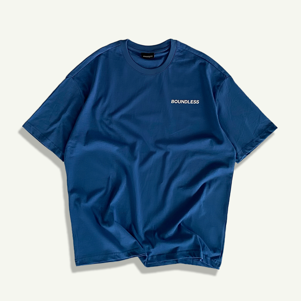 Cobalt Blue Logo Tee