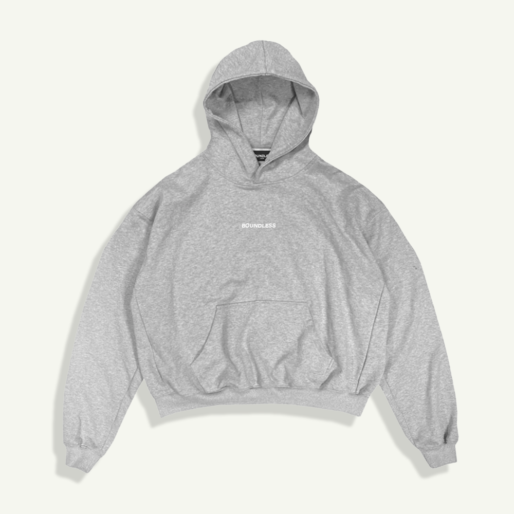 Ash Grey Oversize Hoodie